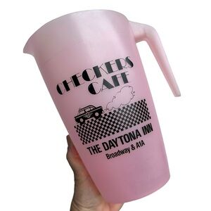 Daytona Checkers Cafe Beer Pitcher